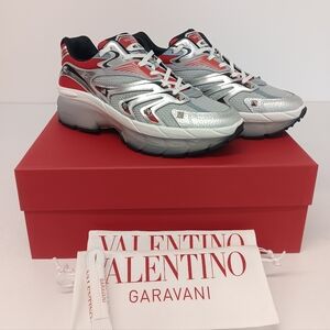 Valentino Garavani Men's Ms2960 Studded Mesh Runner Sneakers - EU43 US10